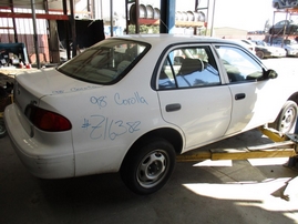 1998 TOYOTA COROLLA VE WHITE 1.8L MT Z16382